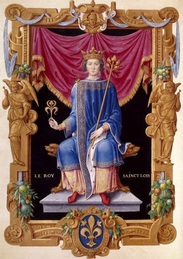 Dominus Est - St. Louis of France, pray for us! August 25 *** At his  coronation as king of France, Louis IX bound himself by oath to behave as  God's anointed, as