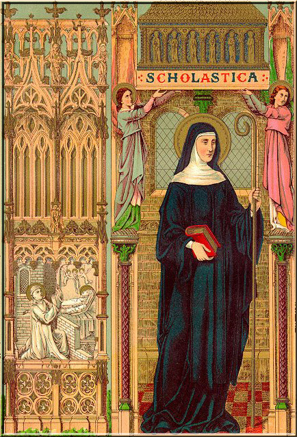 The Life Story of St. Scholastica, Story of Saint Scholastica